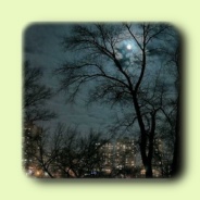 Фото, ночь и луна, мрак и тьма